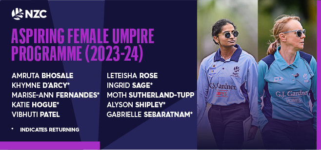 Aspiring Female Umpire Programme 2023-24